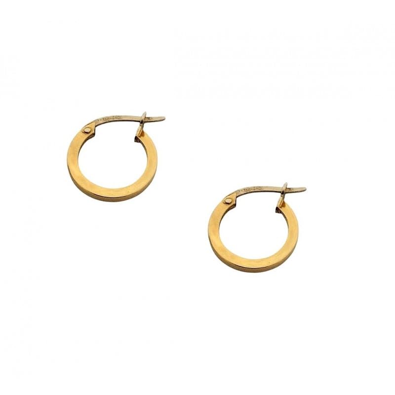 ORECCHINI CERCHI PICCOLI IN ORO GIALLO 18 KT