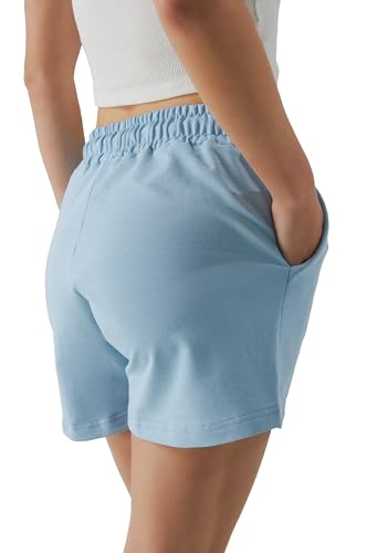 Kurze Hose Damen – Shorts Damen Sommer, Kurze Sporthose Laufshorts, Trainingshose Women Hosen Kurz Laufhose – Bild 4