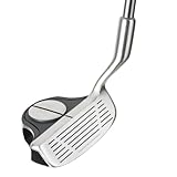 Intech EZ Roll Right Handed Chipper Golf Club | Short Distance Approach Chipping Club for Men | Back-Weighted Design with Alignment Lines | 35” Length 35° Loft, Black/Satin