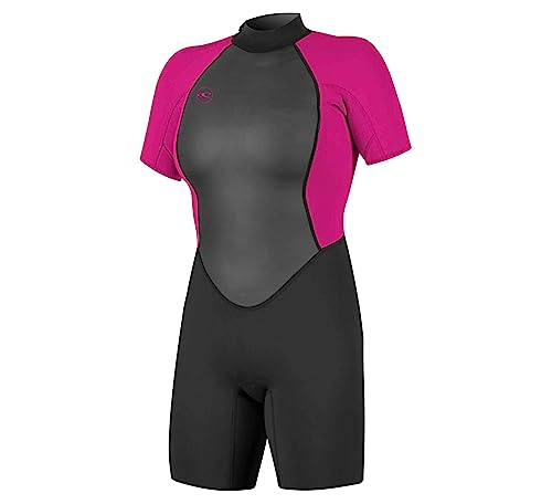 Wetsuit O'Neill Women's Reactor II Combinaison Shorty 2mm pour le Surf et Session d'Été