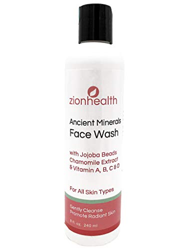 Ancient Clay Face Wash Zion Santé pour purifier la peau grasse