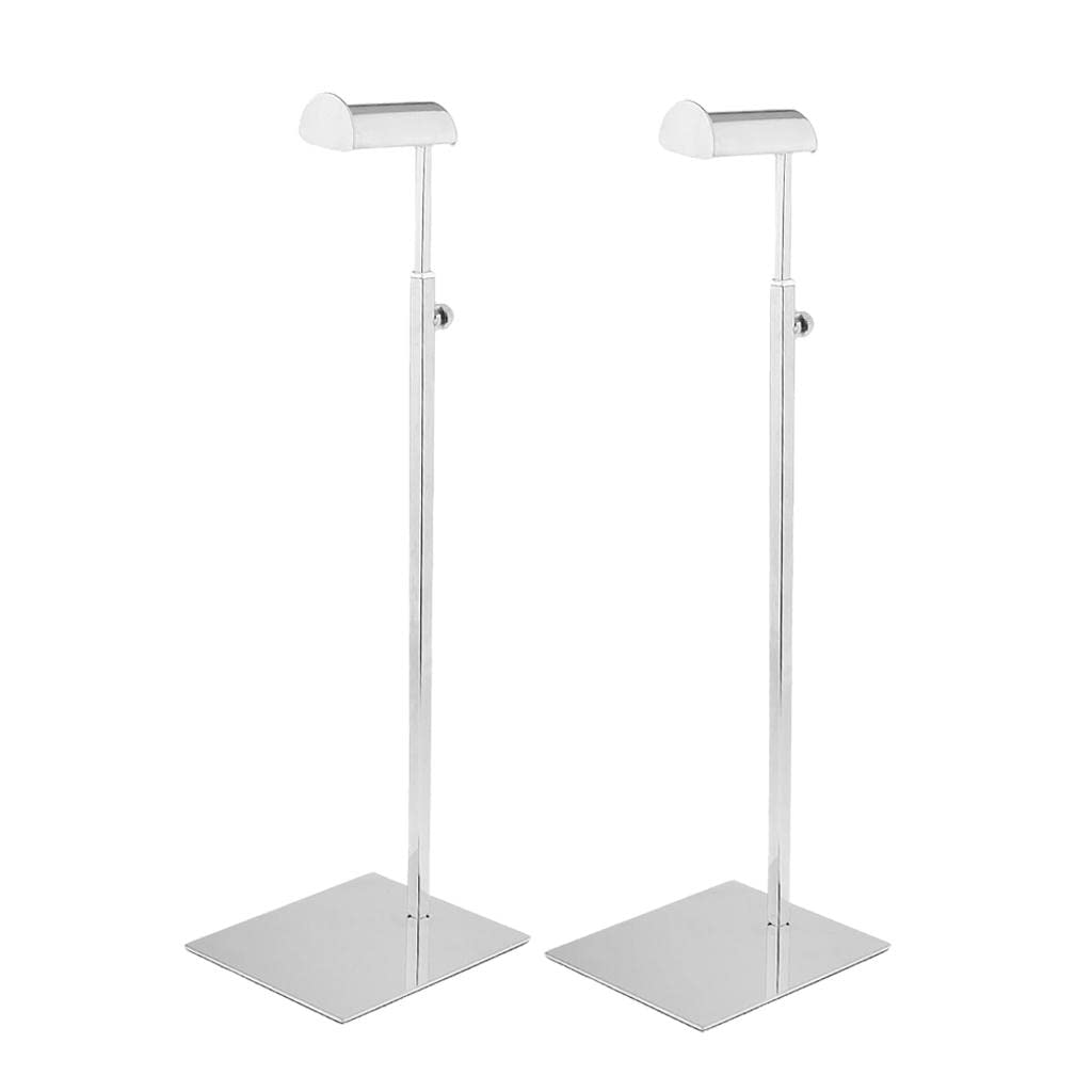 2pcs di Portapacchi Borsa Scaffale Sciarpa Organizer Stand per Borsetta Espositore In Acciaio Inox - Regolabile