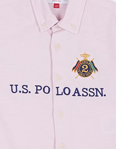 Image of U.S. POLO ASSN. Kids Regular fit Embroidered Cotton Long Sleeves Casual Shirts