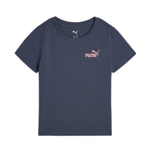 Puma Girls' Foundations Core Logo T-Shirt, Slim Fit, Baby Tee Silhouette