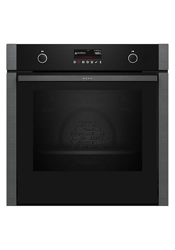 NEFF B6ACP7AG0, N 50, Einbau-Backofen, Made in Germany, Integrierbarer Backofen 60 x 60cm, Hide, CircoTherm, TFT-Display, Back- und Bratassistent, Pyrolyse, Graphite-Grey