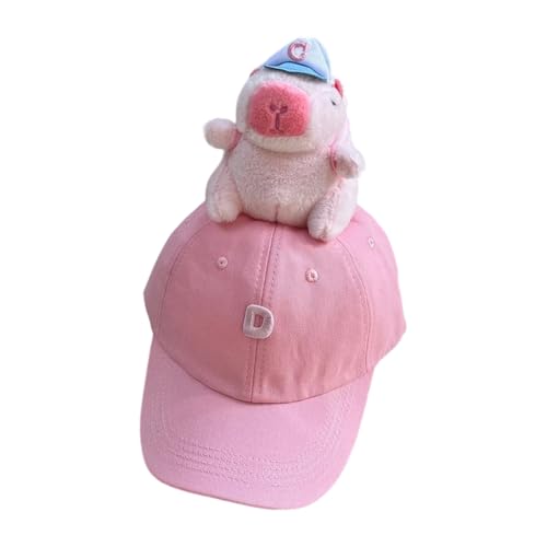 Casquette capybara rose respirante : finie la transpiration en famille