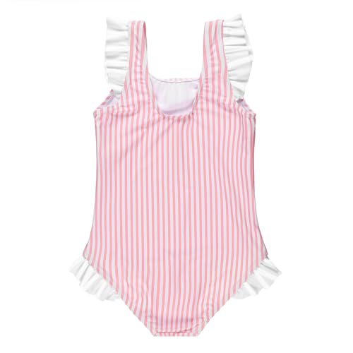 Image of LIZENS One Piece Swimsuit for Girls Swimwear with Ruffled Children Bathing Suit