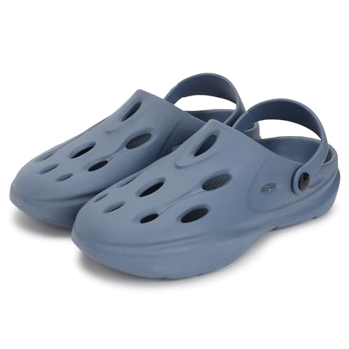 Image of CHUPPS Gator Clogs for Men | Lightweight EVA Clogs | Anti-Slip Sole | Cushioned Footbed | Breathable Ventilation | Adjustable Back Strap | Waterproof Casual Garden Clogs for Men