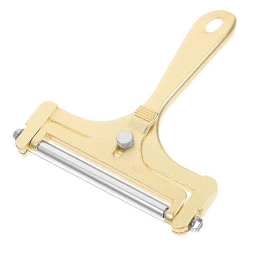 UTHCLO Queso Ajustable de Aleación de Aluminio Herramienta de Cocina Lonchas de Queso y Nata Ergonómico y Resistente de Usar y Limpiar