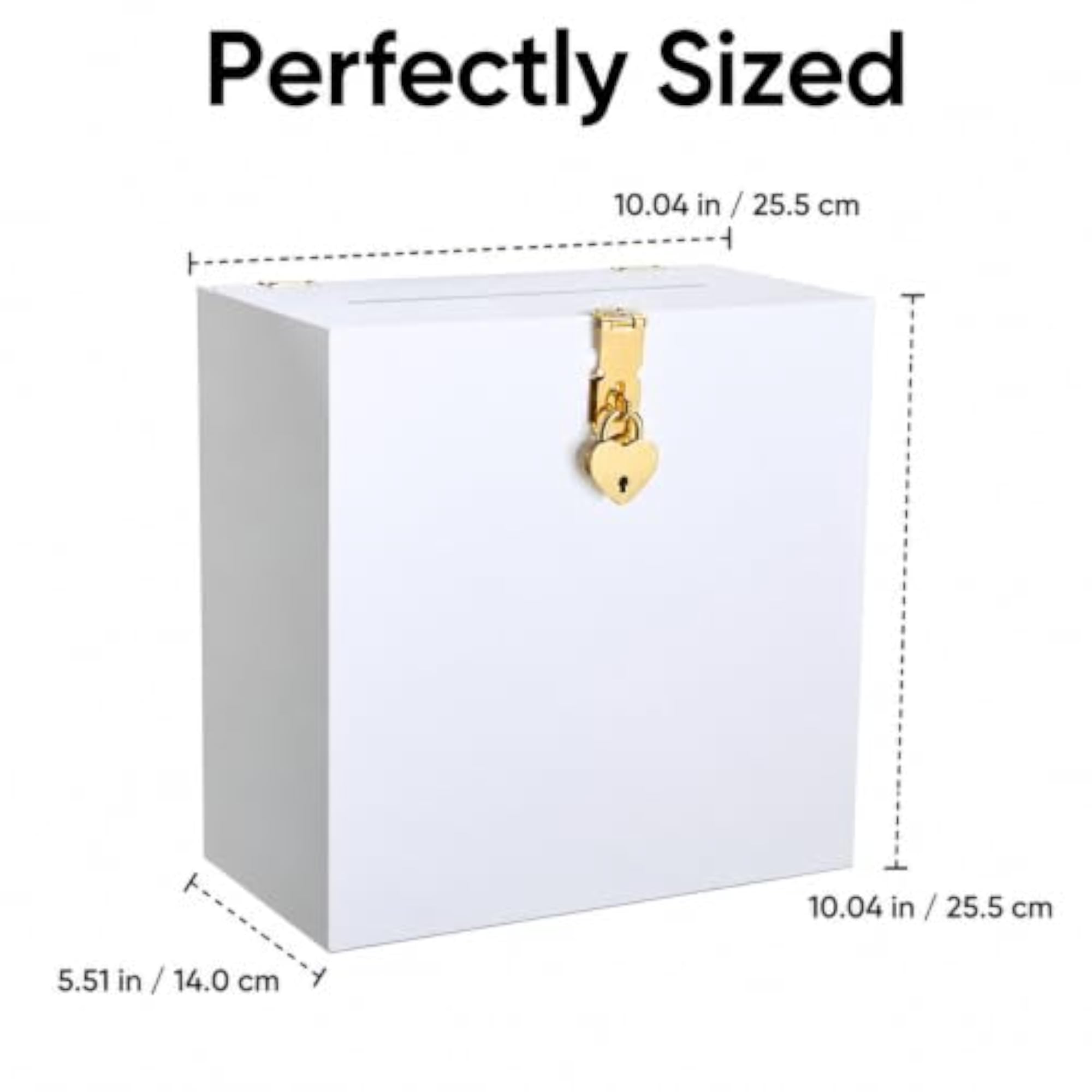 Acrylic Wedding Card Box, Decorative Container