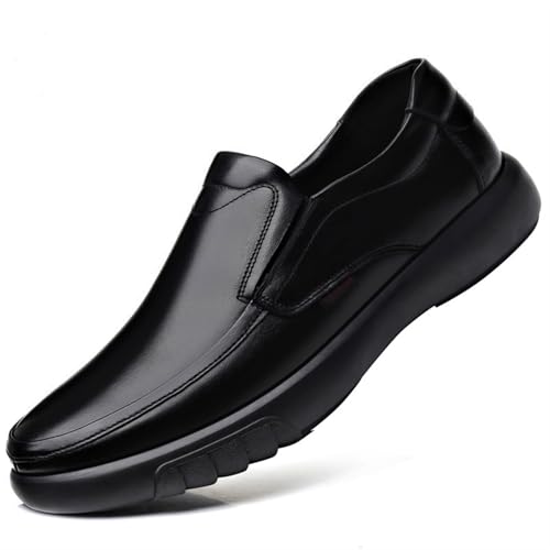 Dress Shoes for Men Men's Genuine Leather Loafers Soft Anti-Slip Rubber Casual Shoes for Men