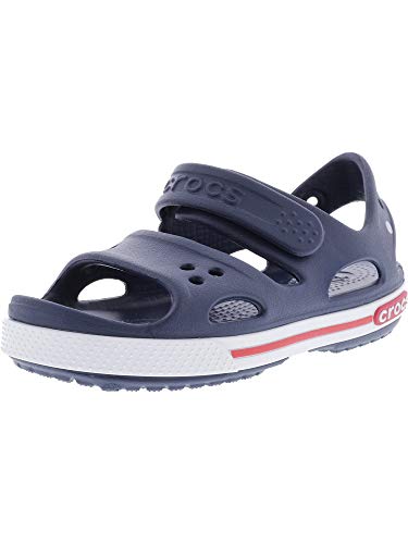 Crocs Kids' Crocband Ii Toddler Sandal, Navy/White, 13 M US Little Kid Crocs Kids' Crocband Ii Toddler Sandal, Navy/White, 13 M US Little Kid