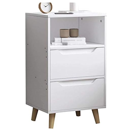 Säng sidobord nattduksbord inbyggt handtag nattduksbord 2-lådor förvaringsskåp enkelt sovrum 40 x 34 x 71 cm sidobord (färg: A)