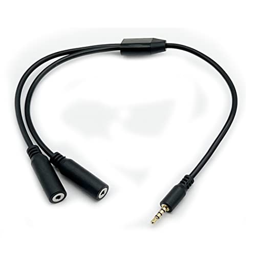 Seadream Cable Splitter Audio 2.5mm 2 Pack 12inch miniatura 3