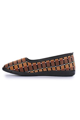 Image of Liberty A-HA SPL.Belly Women Casual Velvet Ballerina Flats - Soft Belly for Women & Stylish Juti - Padded Foam Walking Shoes for Ladies - Office Footwear & Comfortable Winter Bellies - Lightweight