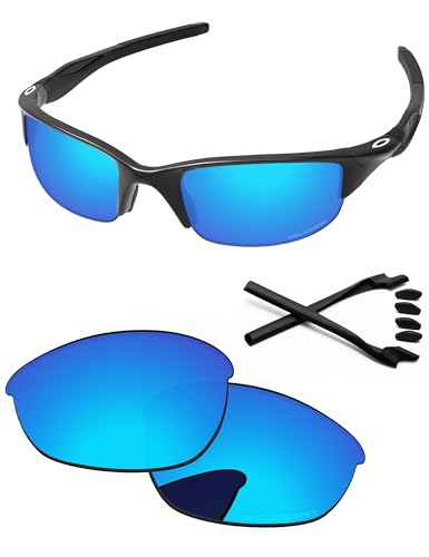 Image of Replacement Lenses & Rubber Kits for Oakley Half Jacket 2.0 OO9144 62mm - Precision Fit, UV Block, Impact Resistant
