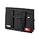 WEDO 582531 Kofferraumtasche Big Box Shopper (XL, Polyester, 60 x 40 x 30 cm, fasst ca. 72 Liter, Innen- & Außentaschen, Klettverschluss, Schnellverschluss, faltbar, mind. 100 kg Traglast) schwarz