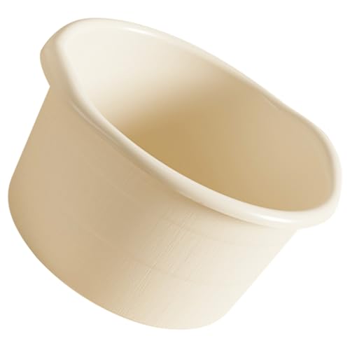 Balde para spa de pies de plástico resistente beige miniatura 1