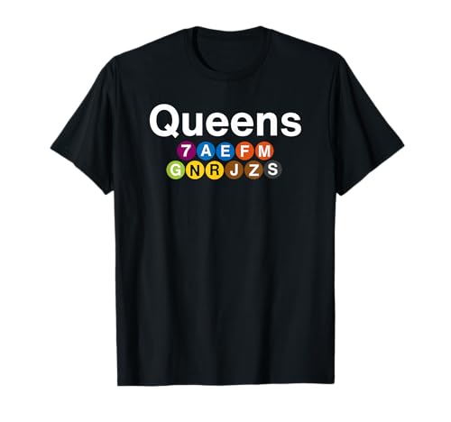 New York Queens Subway Station Signs, Train Signs NYC T-Shirt