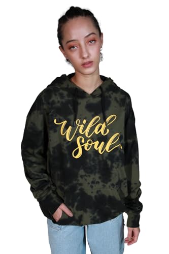 Image of Hubberholme Women Multi Cotton Long Sleeves Regular Hood Sweatshirts HHWSSW23901
