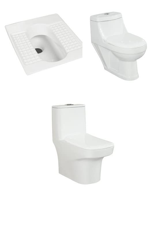 Western Toilet And Indian Toilet Floor (Pack of 3)Sanitary Ware (180Sanitary Ware 3) Amazon