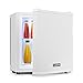 Klarstein Nevera Pequeña con Temperatura entre 5-8 °C, Mini Nevera para Habitación de 13 l, 1 Estante Extraíble y Regulable, Bajo Consumo Potencia 58 W, Frigorífico Pequeño Luz y Sonido 0 dB, Blanco