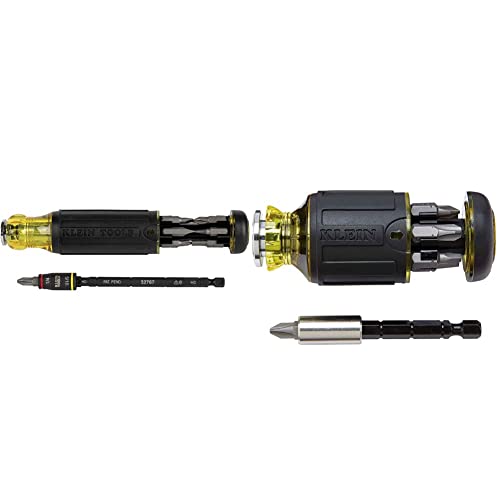 Screwdriver, 14-In-1 Adjustable Screwdriver With Flip Socket & 32308 Multi-Bit Stubby Screwdriver, Impact Rated 8-In-1 Adjustable Magnetic Tool With Phillips, Slotted, Square And Nut Driver #TOP25