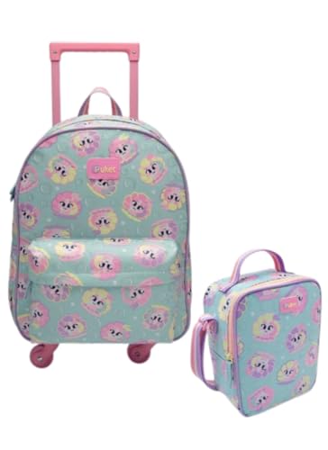 Kit Mochila + Lancheira Gata Sereia Puket