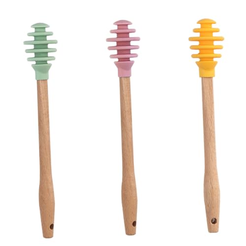 STOBAZA 1Set Silicone for Easy Honey Stirring and for and Home Use