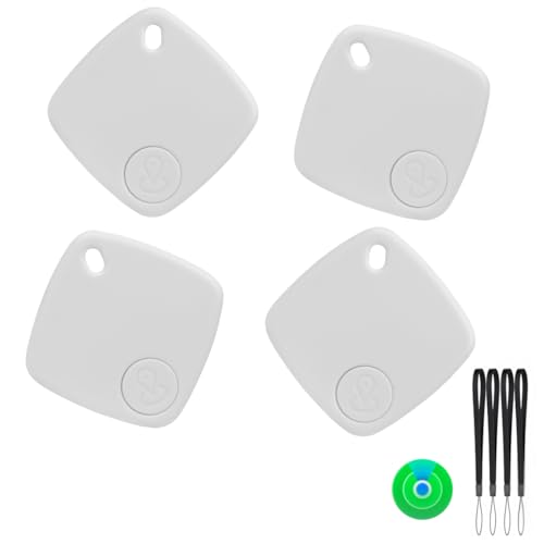 Localizador GPS. | Pack 4 Air Smart Tag Apple (Solo iOS) | Rastreador GPS Mini | Smart Tag Bluetooth Maletas, Niños, Llaves, Coche, Moto | iPhone Tracker Collar Gatos y Perros | Finder Llavero