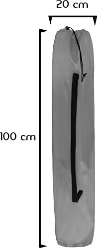 normani Very stable folding chair, camping chair, fishing chair with drink holder, removable padding, carry bag, up to 150 kg - Image 7