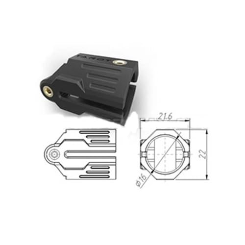 Soporte Plegable de Nylon Reforzado 16mm para Tubo miniatura 2