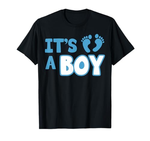 Its A Boy Design Gender Reveal Party Baby Shower Gift T-Shirt