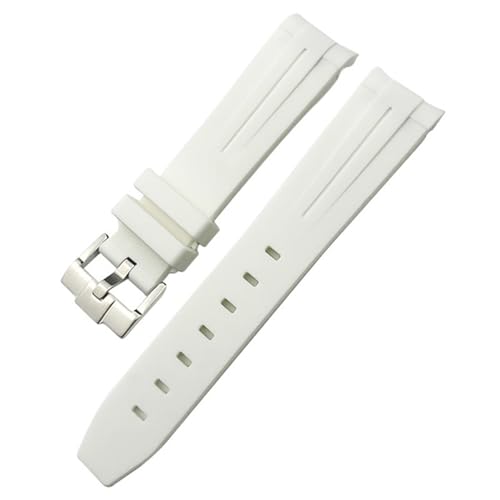 Bracelet de montre 20mm en silicone de qualité supérieure pour Omega Seamaster et Rolex