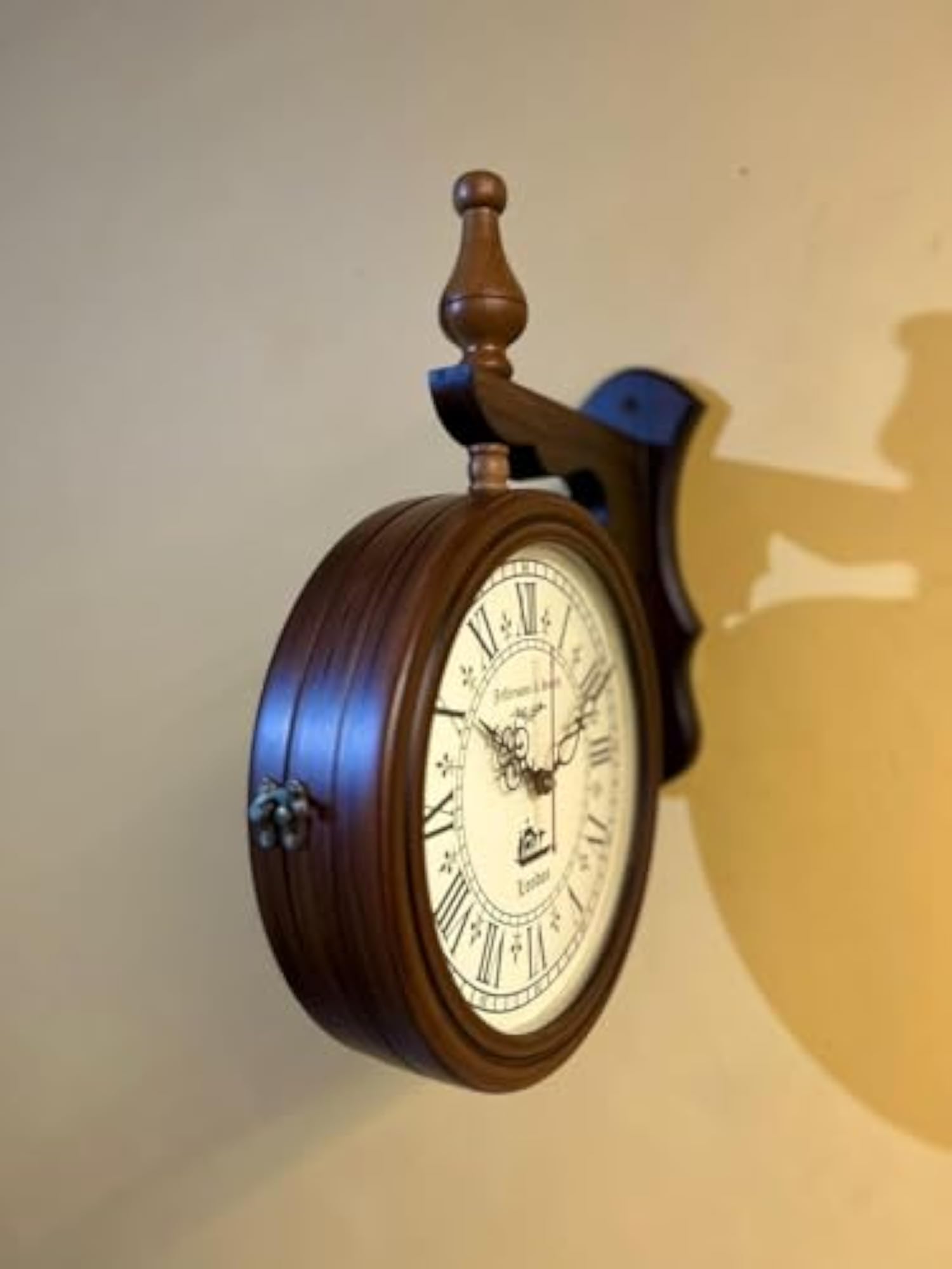 Jefferson & Smith Vintage Double-Sided Station Wall Clock