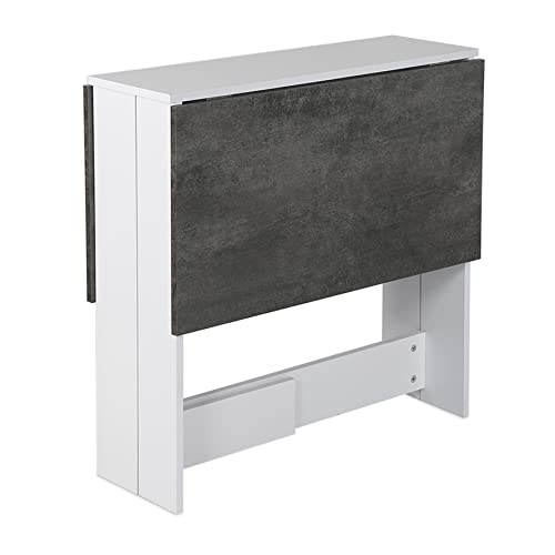 HUOLE Mobiler Klapptisch, Klappbarer Esstisch Geeignet für kleine Räume...