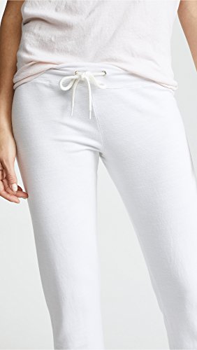 Monrow Women's Supersoft Vintage Sweatpants, Casual Straight Leg Cut, Adjustable Drawstring & Banded Ankles, Dark Heather, Medium #TOP5