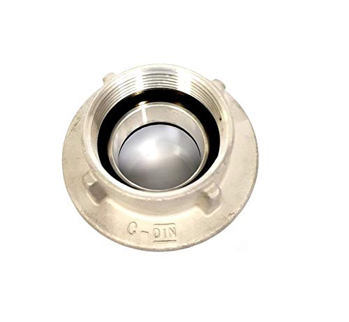 Bradas GK110 GEKA-Plus Brass Thread Piece - 1/2 Inch Internal Thread, 2x2x2 Cm, With NBR Sealing Ring