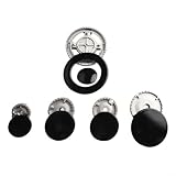 【Expérience de cuisson améliorée】Avec ce kit de capuchons de poêle en métal, vous pouvez profiter d'une meilleure performance et efficacité dans la cuisine. Dites adieu aux flammes inégales et aux taches alimentaires, et adoptez un processus de cuisson plus agréable.