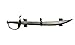 KR Ideas Standard Horizontal Pirate Sword Wall Mount (Made in The USA) (Black)