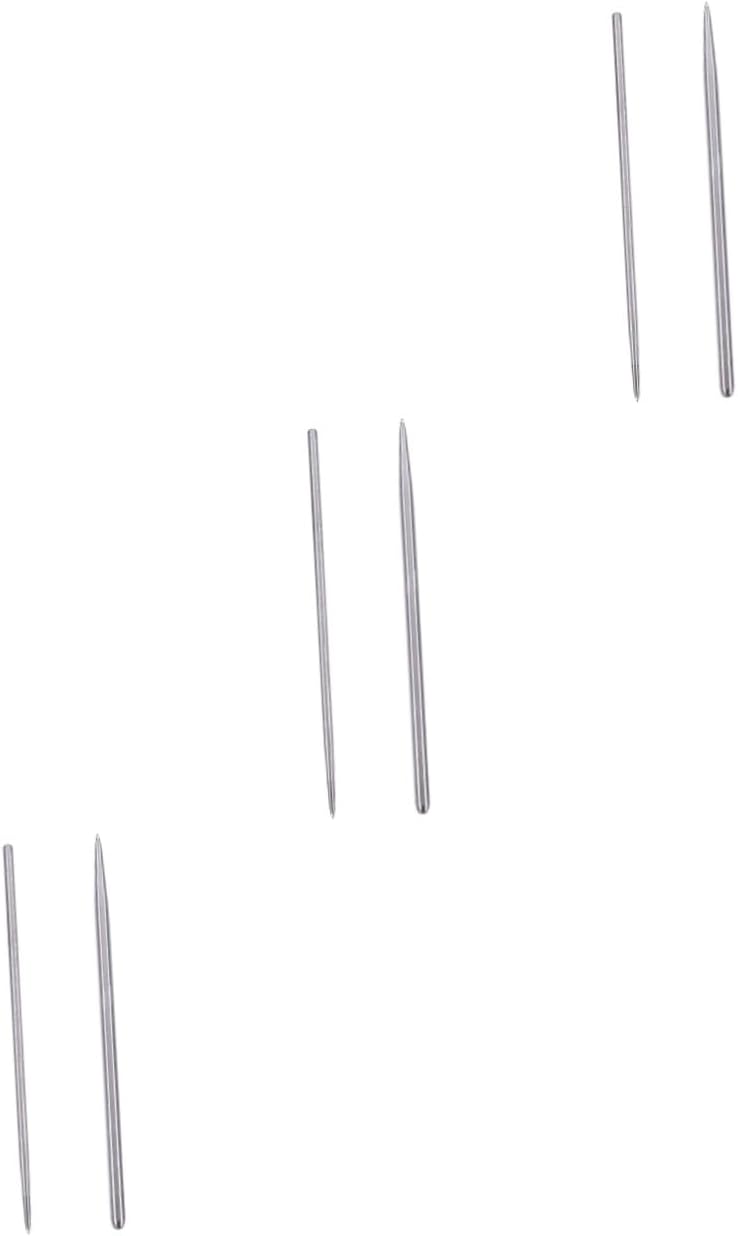 KOCKSHION 3pcs Stainless Steel Clay Sculpting Needles for Polymer Clay Modeling Precision Shaping Tools Smooth Handle for Beginners and Professionals