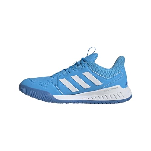 adidas Mens Court Flight M Lucid Aquamarine/White/Ray Blue 10