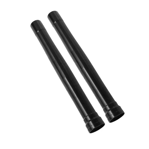 tubi forcella moto, materiale: realizzato in lega di alluminio, colore: nero, lunghezza: 482 mm/18,98 pollici, confezione inclusa: 1 paio di tubi esterni forcella anteriore moto