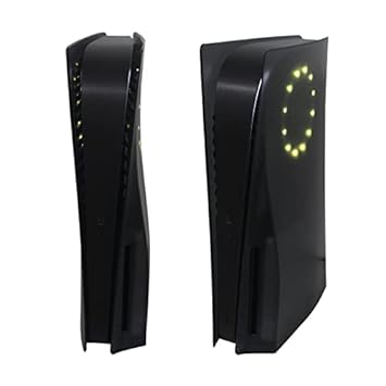 Console Protective Hard Shell Case Faceplate for PS5 Gaming Console Replacement Panel Disc Version (Spider)