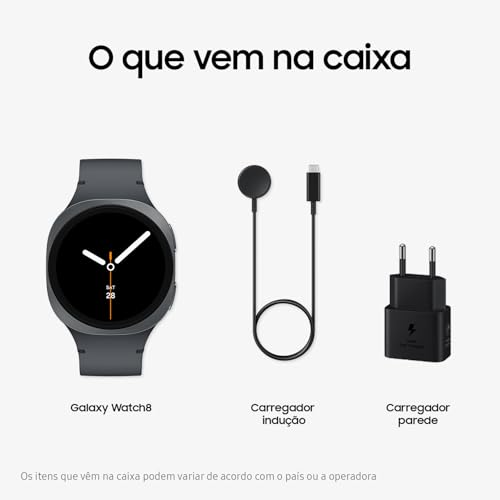 Image of SAMSUNG Galaxy Watch 8 | 44mm | AI Smartwatch w / 1.47 inch AMOLED, Wear OS 6, Wi-Fi, Bluetooth, Heart Rate, GPS Fitness Tracker | IP68, MIL-STD-810H | International Model L330 | w /Fast Charger, Graphite