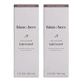 hims & hers Glide Premium Water-Based Lubricant Formulated with Aloe, Green Tea Extract, and Hemp Seed, No Sticky Residue, Hydrating and pH Balanced, No Parabens or Fragrance, 2 Pack