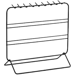 Cajones Para Estanteria Metalica Archivador Cajones Baratos Oficina Estante de metal para joyería, estante de adorno, pendiente de gota, collar, almacenamiento y acabado, estante De Escritorio Cajones Rotuladores (Black, One Size)