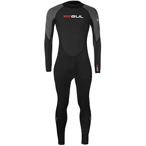 Gul Mens Contour Full Wetsuit Black/Grey/Red Cover