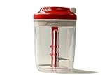 Tupperware Chef Multi Chef D169 Trancheur et fouet Speedy Girl Transparent/rouge