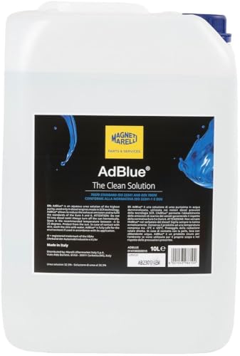 SOLUZIONE ADBLUE PER MOTORI DIESEL CON SCR: AdBlue è una soluzione di urea purissima in acqua demineralizzata, utilizzata nei motori diesel provvisti della tecnologia SCR, un sistema di controllo delle emissioni. Iniettata nel sistema di scarico, ha una temperatura di cristallizzazione di -11,5°C e aiuta a ridurre le emissioni nocive dei motori diesel e migliorare l'efficienza del motore